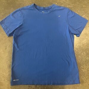 Nike Men's Blue Dri-FIT Shirt